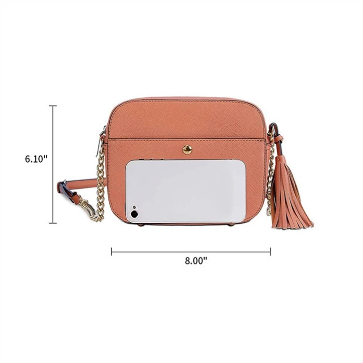 Green Field Fashion Handbag PU Leather Lady Tote Shopping Bag for Women