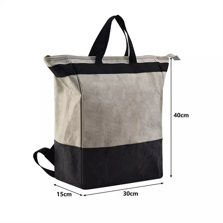 Sustainable Washable Kraft Paper Work Backpack