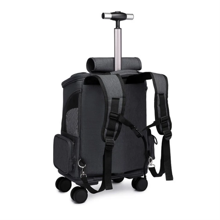 Factory Pet Carrier With Wheels For Cat Dog