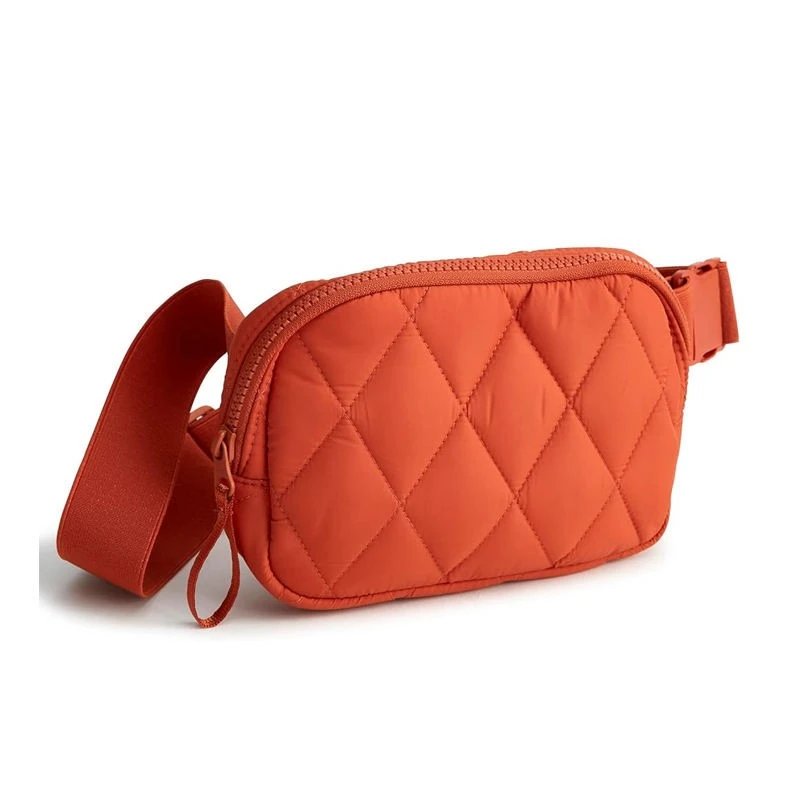 Custom Puffer Crossbody Bag With Adjustable Belt price