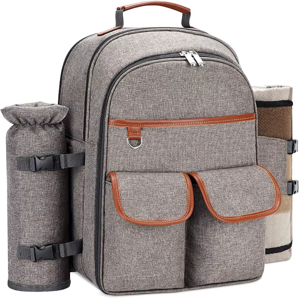 Mehrzweck-Reise-Picknickrucksack mit Mattengeschirr