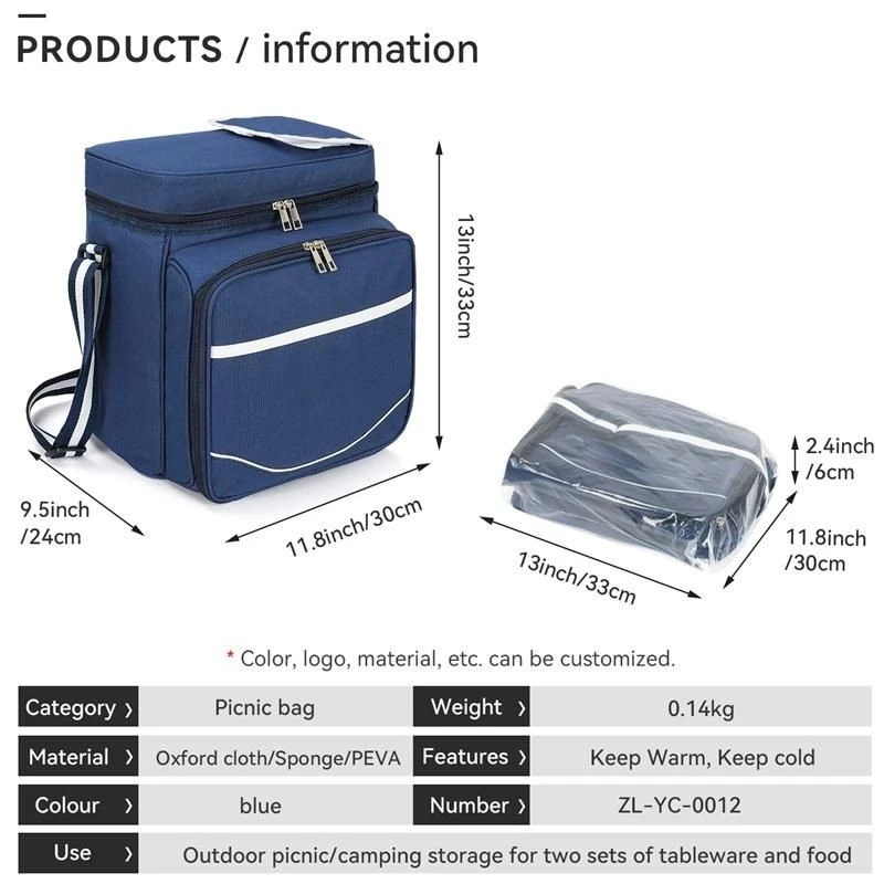 Premium Insultated Picnic Tote Cooler Bag high quality